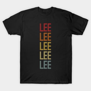 Lee Name Vintage Retro Gift Named Lee T-Shirt